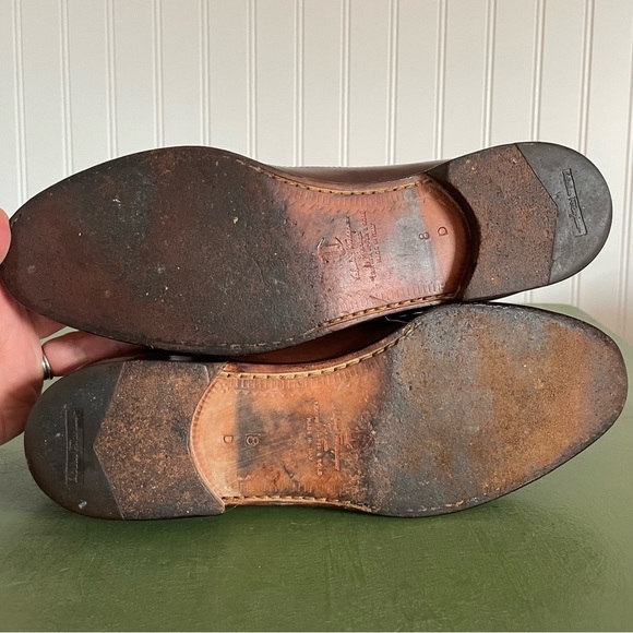 Ferragamo Men's Brogues/Oxfords in Chestnut Leather *Italy* - Picture 12 of 13